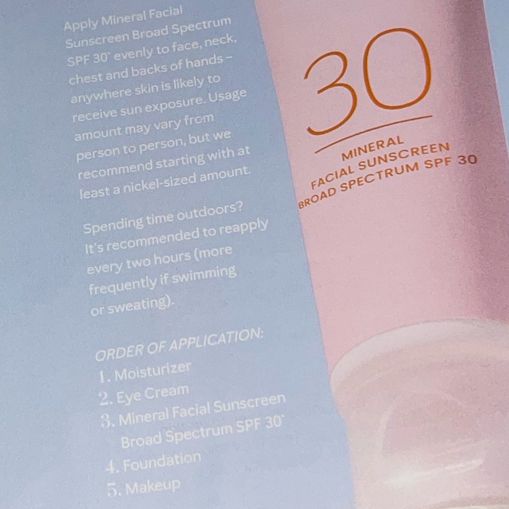 🔥☀️ JUST RELEASED 👀 MARY KAY MINERAL FACIAL 😎 SUNSCREEN BRAOD SPECTRUM SPF 30 - Picture 8 of 8